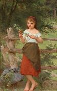 Emile Munier Contemplation oil painting